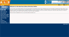 Desktop Screenshot of americanlibrarydirectory.com