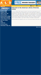 Mobile Screenshot of americanlibrarydirectory.com